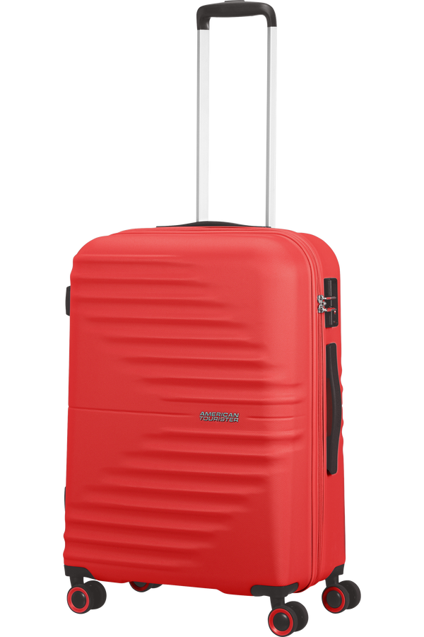 American Tourister Wavetwister Spinner TSA 66cm  Vivid Red