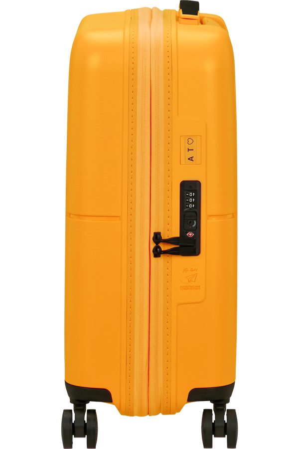 American Tourister DashPop Spinner Expandable TSA 55cm Golden Yellow American Tourister DashPop Spinner Expandable TSA 55cm Golden Yellow