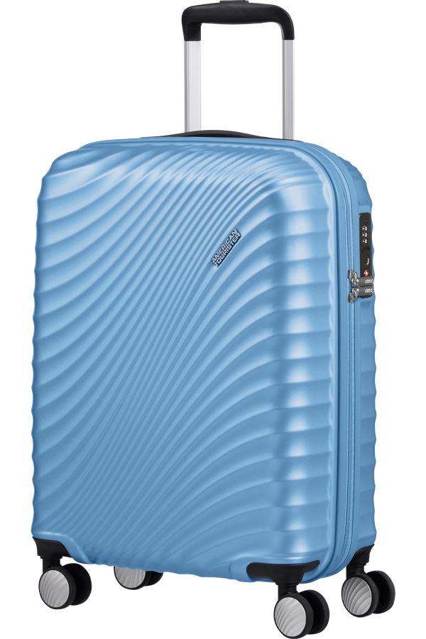 American Tourister Jetglam Spinner TSA 55cm  Metallic Powder Blue