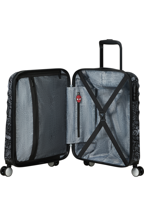 American Tourister Wavebreaker Disney Spinner 55cm  Spiderman Sketch