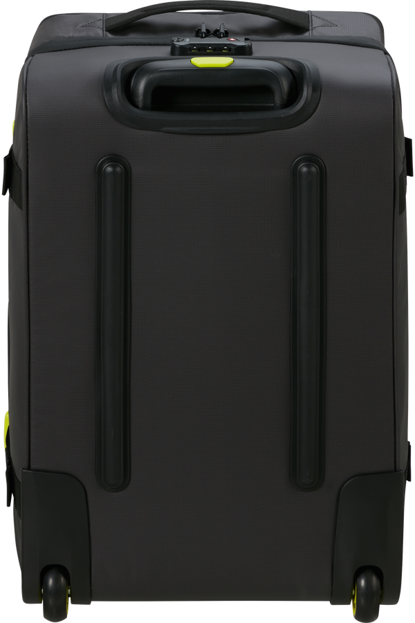 American Tourister Urban Track Duffle with Wheels Coated S  Black/Lime American Tourister Urban Track Duffle with Wheels Coated S  Black/Lime