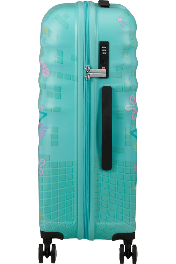 American Tourister Disney Wavebreaker Spinner TSA Disney Fl 67cm  Stitch Flower