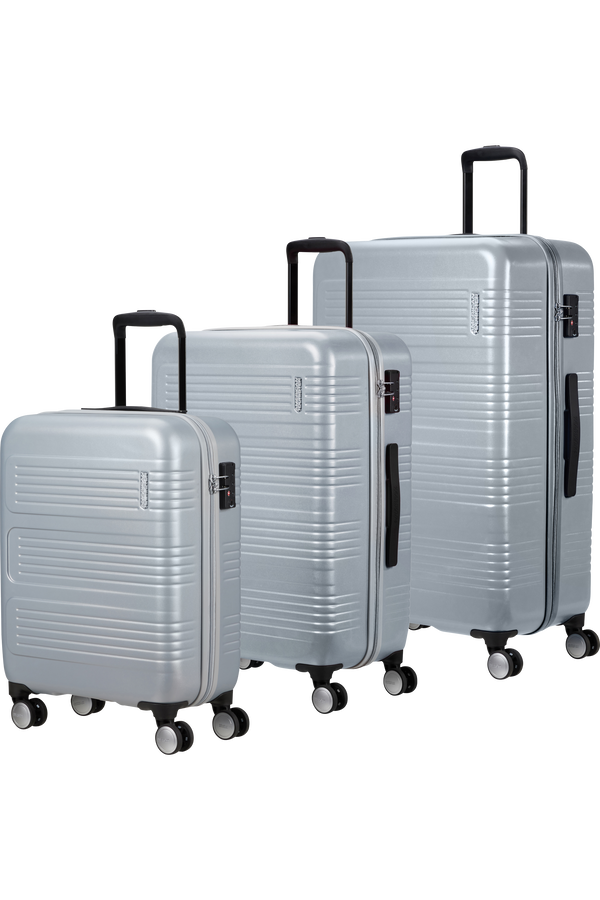 American Tourister Summerville 3 PC SET A  Silver
