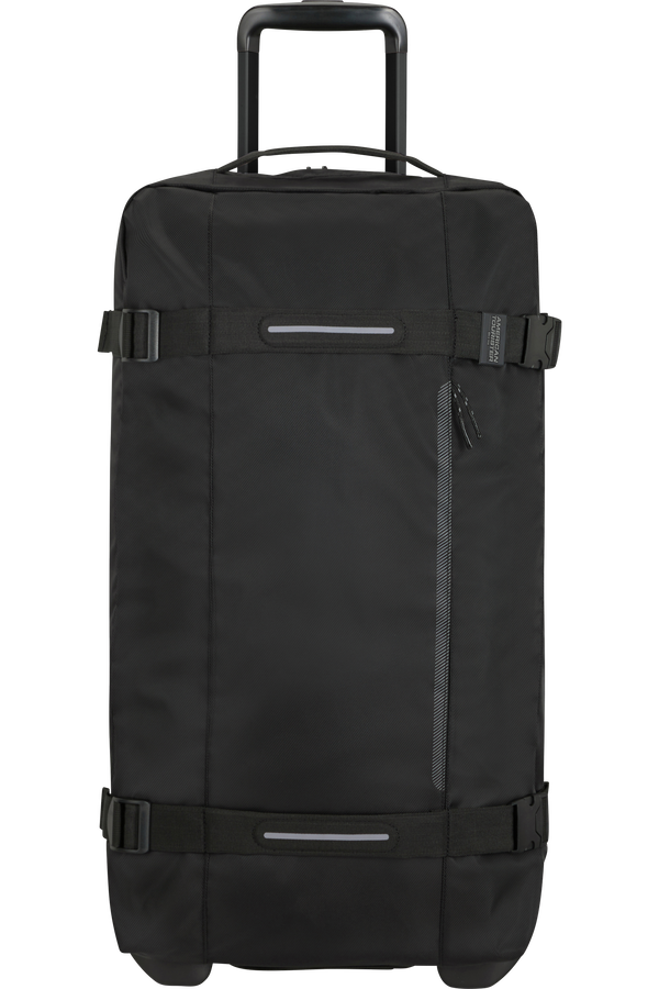 American Tourister Urban Track Duffle with Wheels M  Asphalt Black