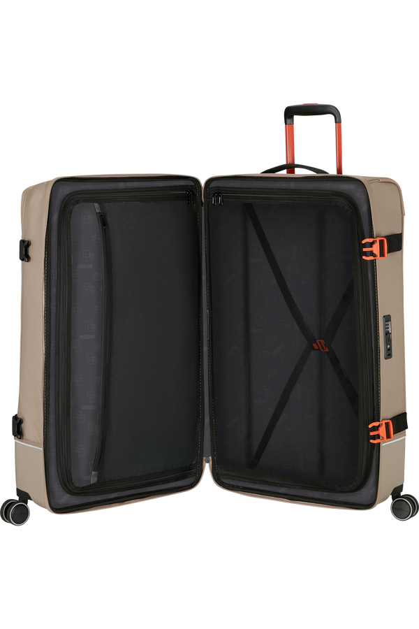 American Tourister Urban Track Spinner L TSA Coated 79cm  Beige/Orange