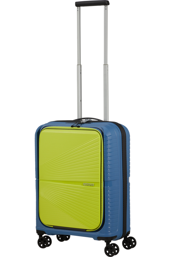 American Tourister Airconic Spinner Frontloader 15.6' 55cm  Coronet Blue/Lime American Tourister Airconic Spinner Frontloader 15.6' 55cm  Coronet Blue/Lime