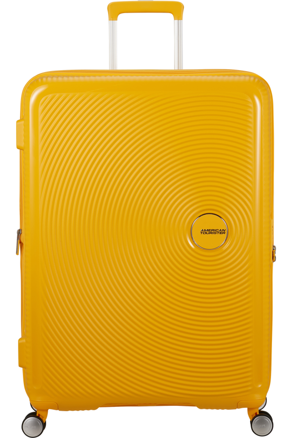 American Tourister SoundBox Spinner TSA Expandable 80cm  Golden Yellow