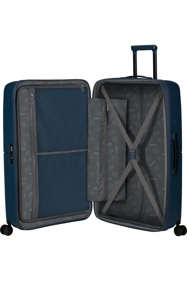 American Tourister DashPop Spinner Expandable TSA 77cm Midnight Blue American Tourister DashPop Spinner Expandable TSA 77cm Midnight Blue