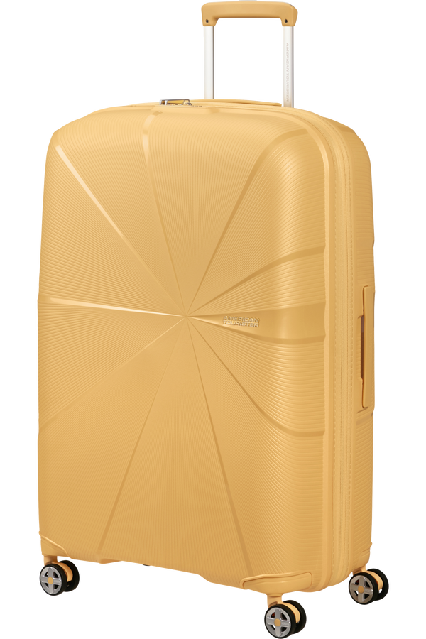 American Tourister StarVibe Spinner Expandable TSA 77cm  Metallic Banana