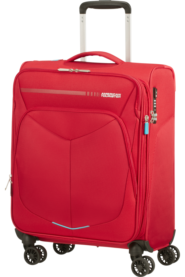 American Tourister Summerfunk Spinner Exp TSA 55cm  Red