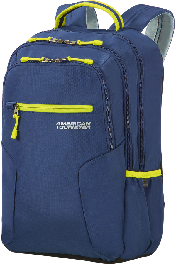 American Tourister Urban Groove Laptop Backpack  15.6inch True Navy/Lime