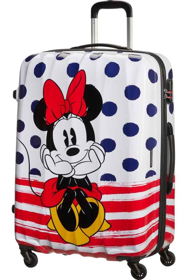 American Tourister Disney Legends Spinner 75cm  Minnie Blue Dots