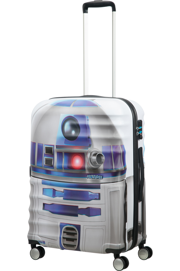American Tourister Wavebreaker Disney 4-wheel 67cm medium Spinner suitcase Star Wars R2-D2
