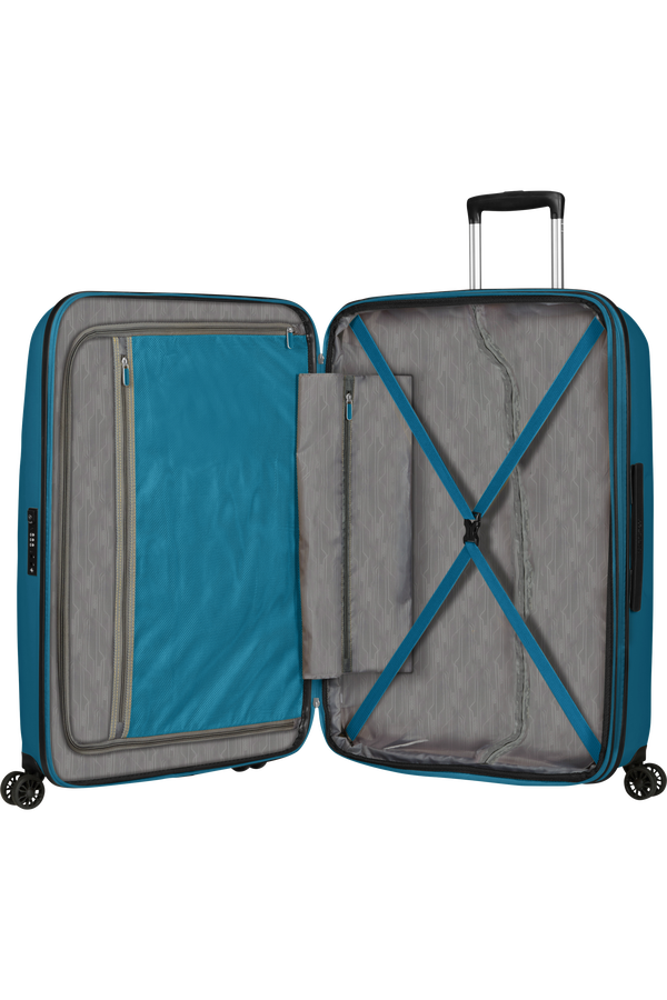 American Tourister Bon Air Dlx Spinner TSA Expandable 75cm  Seaport Blue