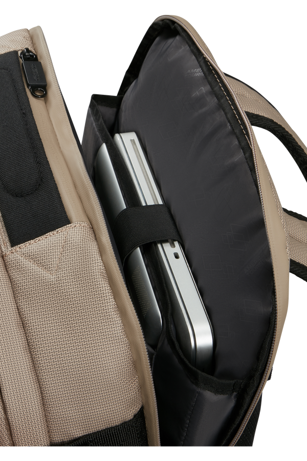 American Tourister Urban Track Laptop Backpack Coated 15.6'  Beige/Orange American Tourister Urban Track Laptop Backpack Coated 15.6'  Beige/Orange