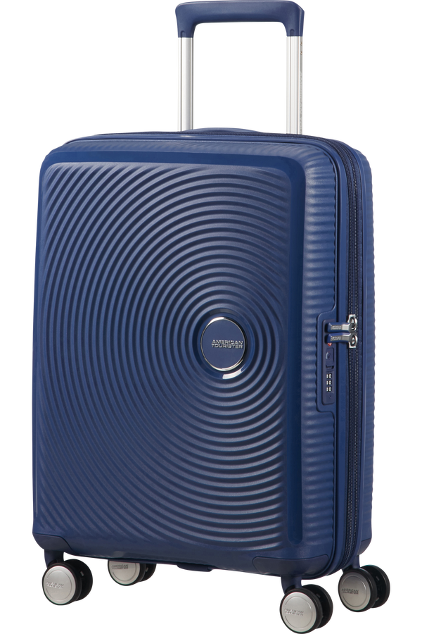 American Tourister Soundbox Spinner Expandable 55cm Midnight Navy