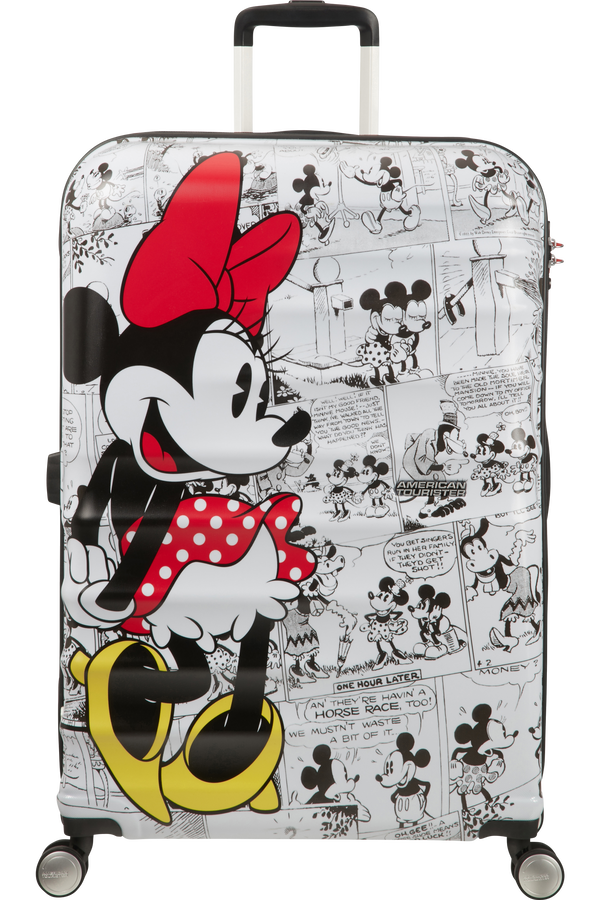 American Tourister Wavebreaker Disney Spinner Disney 77cm Minnie Comics White