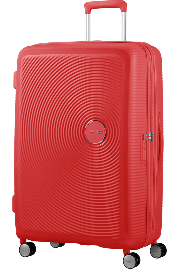 American Tourister Soundbox Spinner Expandable 77cm  Coral Red