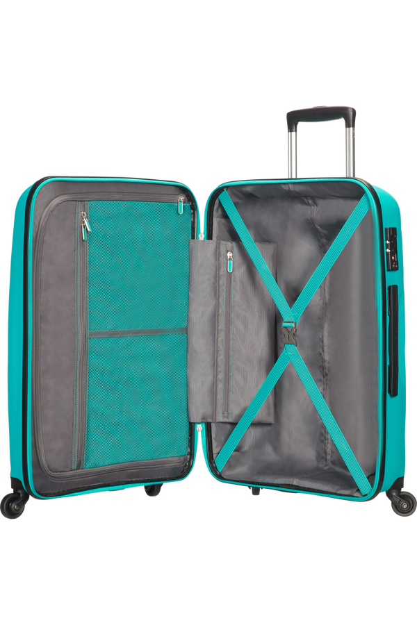 American Tourister Bon Air 4-wheel 75cm large Spinner suitcase Deep Turquoise