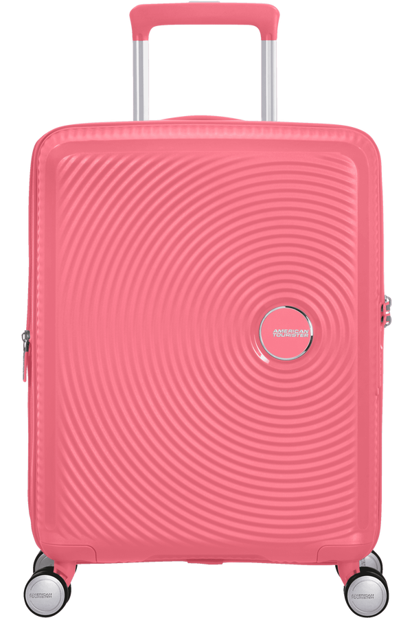American Tourister Soundbox Spinner Expandable 55cm  Sun Kissed Coral