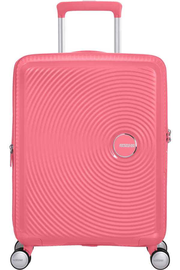 American Tourister Soundbox Spinner Expandable 55cm Sun Kissed Coral