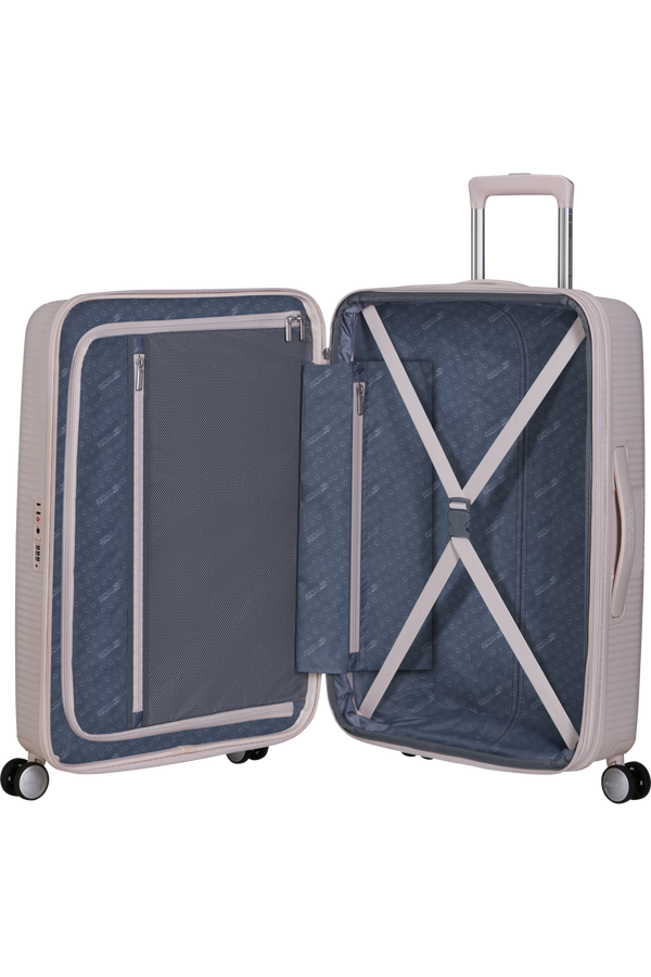 American Tourister SoundBox Spinner TSA Expandable 67cm  Beach Shimmer