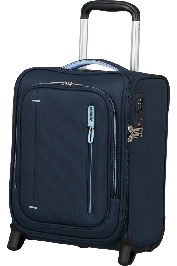 American Tourister Cloudrider Upright Underseater Tsa  Sky Navy