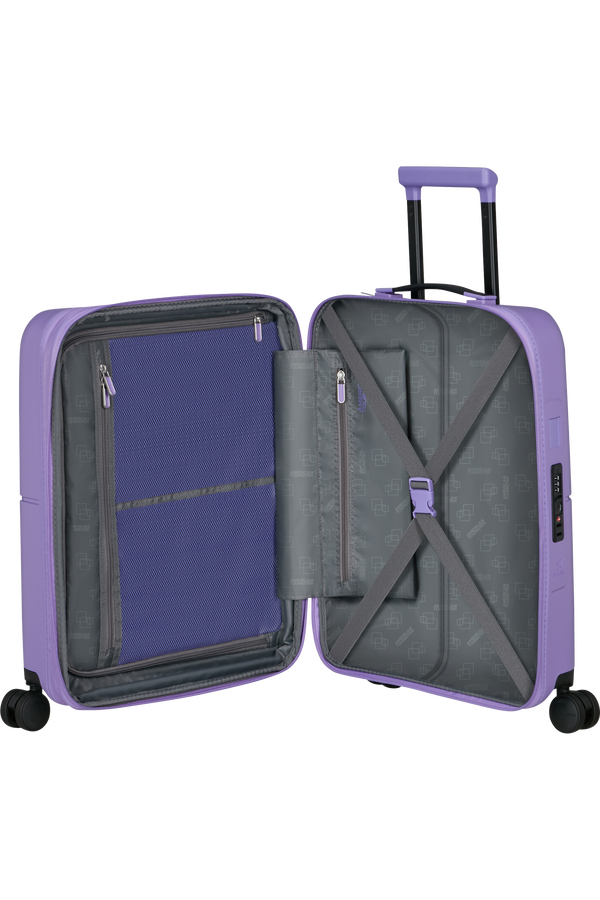American Tourister DashPop Spinner Expandable TSA 55cm Violet Purple