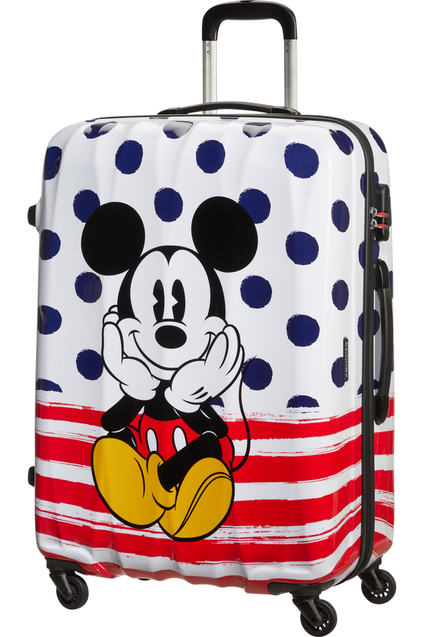 American Tourister Disney Legends Spinner 75cm  Mickey Blue Dots American Tourister Disney Legends Spinner 75cm  Mickey Blue Dots