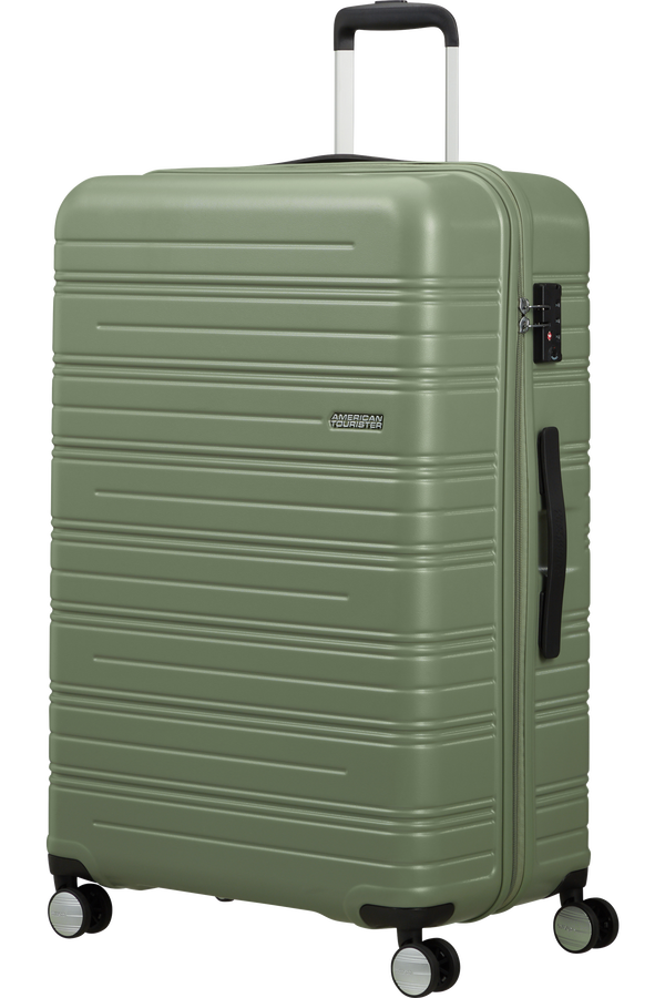 American Tourister High Turn SPINNER 77/28 TSA 77cm Matt Sage Khaki