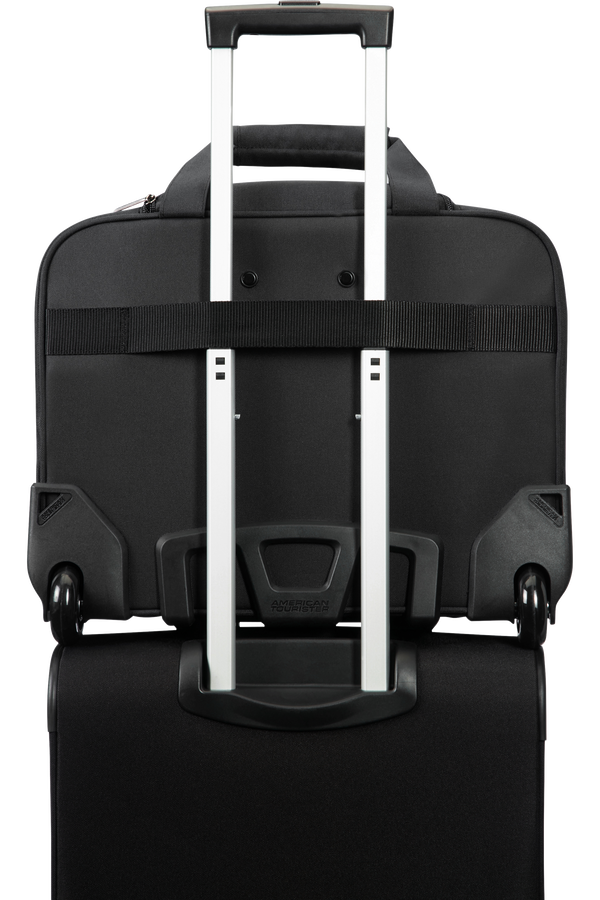 American Tourister At Work Rolling Tote  39.6cm/15.6inch Black American Tourister At Work Rolling Tote  39.6cm/15.6inch Black