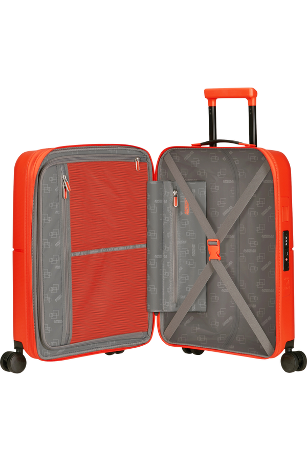 American Tourister DashPop Spinner Expandable TSA 55cm  Tangerine Red