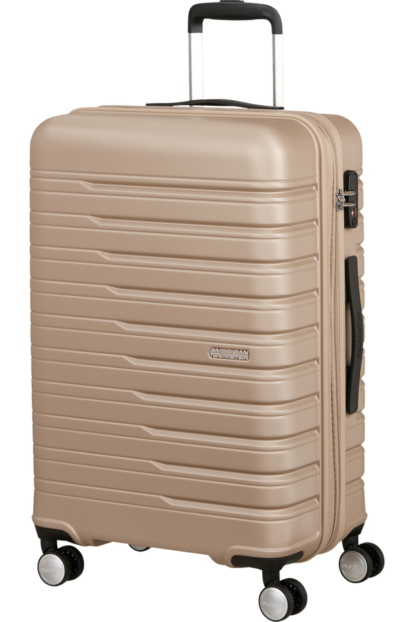American Tourister Flashline Spinner 67/24 EXP TSA  Ivory gold