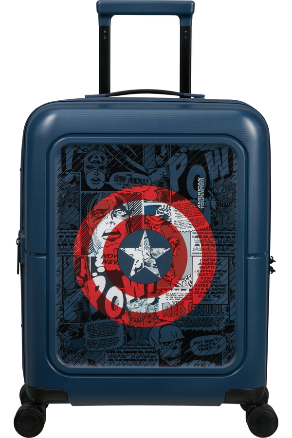American Tourister Dashpop Disney Spinner Expandable TSA Marvel 55cm  Capt America Shield