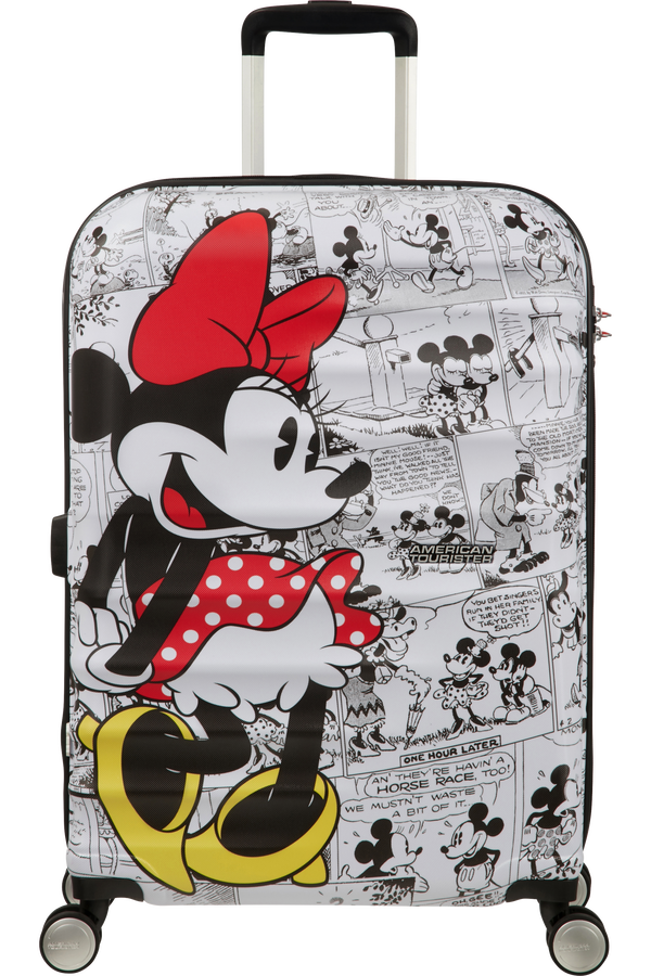 American Tourister Wavebreaker Disney Spinner Disney 67cm Minnie Comics White