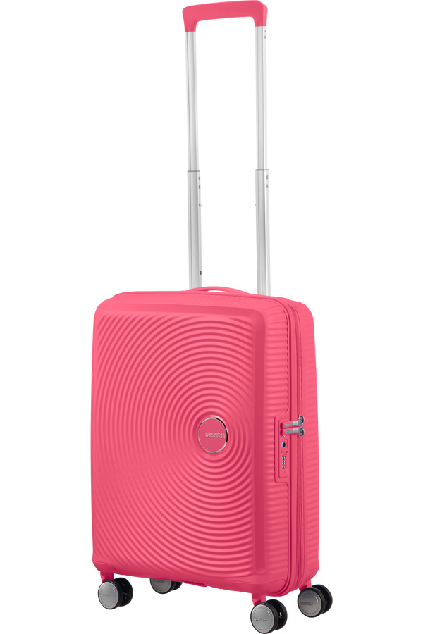American Tourister Soundbox Spinner Expandable 55cm  Hot Pink