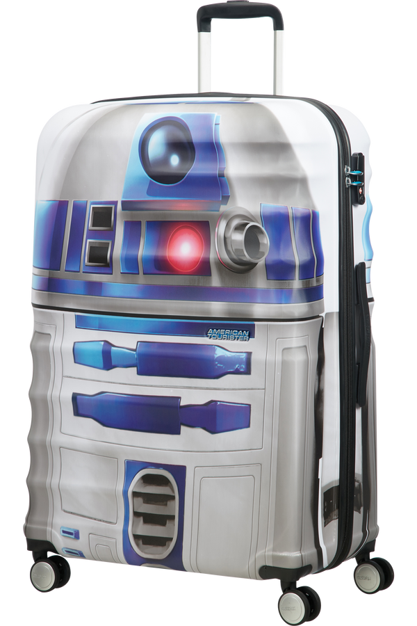 American Tourister Wavebreaker Disney 4-wheel 77cm large Spinner suitcase Star Wars R2-D2 American Tourister Wavebreaker Disney 4-wheel 77cm large Spinner suitcase Star Wars R2-D2