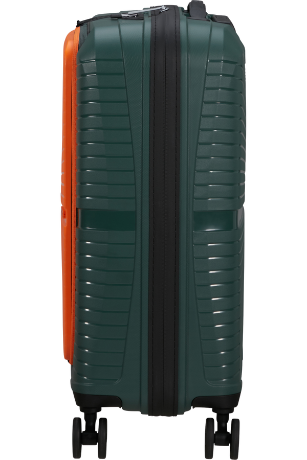 American Tourister Airconic Spinner Frontloader 15.6' 55cm  Forest Green/Orange