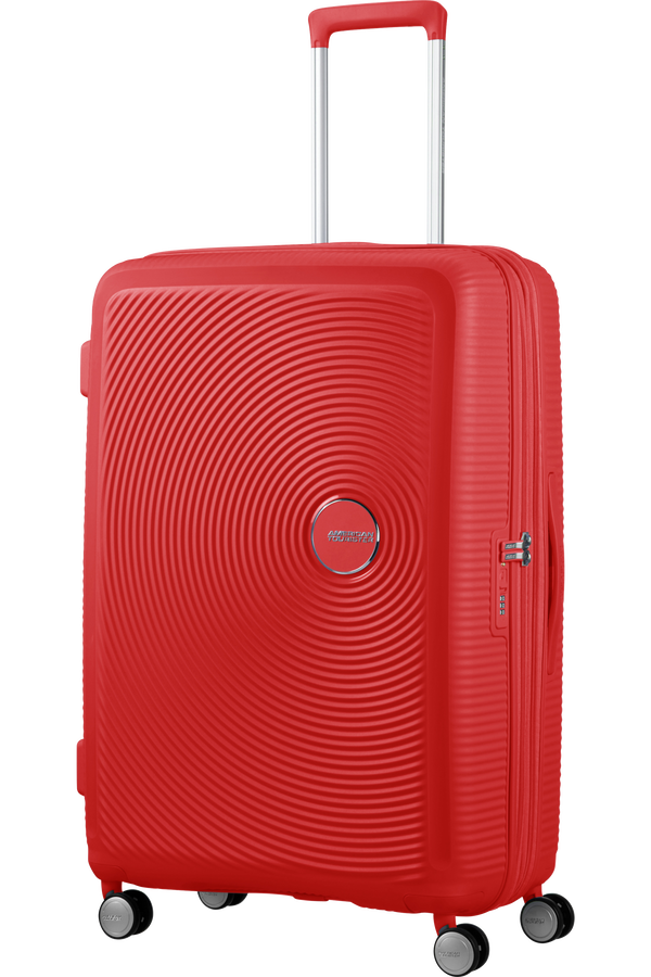 American Tourister Soundbox Spinner Expandable 77cm  Coral Red American Tourister Soundbox Spinner Expandable 77cm  Coral Red