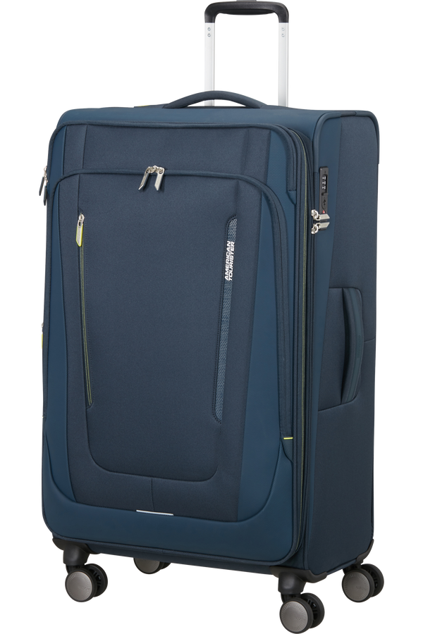 American Tourister Wanderlite Spinner EXP TSA L  Dark Navy