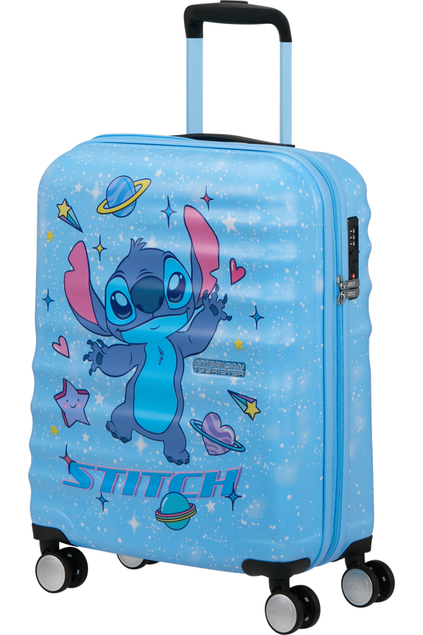 Disney Wavebreaker 55cm Cabin luggage | American Tourister Disney Wavebreaker Spinner TSA Disney Fl 55cm  Stitch Universe
