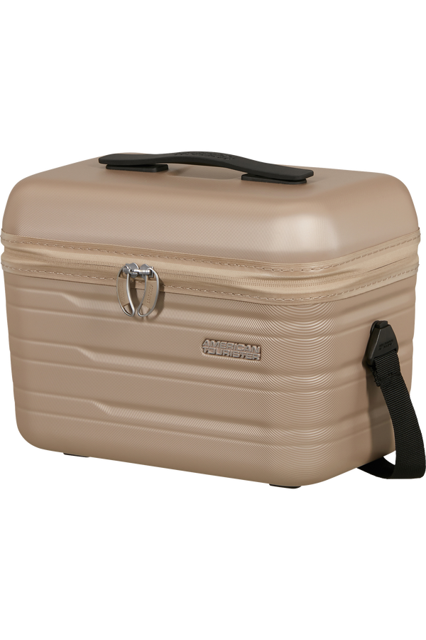 American Tourister Flashline Beauty Case  Ivory gold