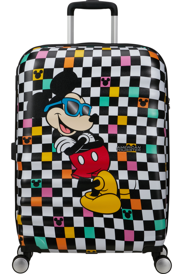 American Tourister Disney Wavebreaker Spinner TSA Disney Fl 67cm  Mickey Check