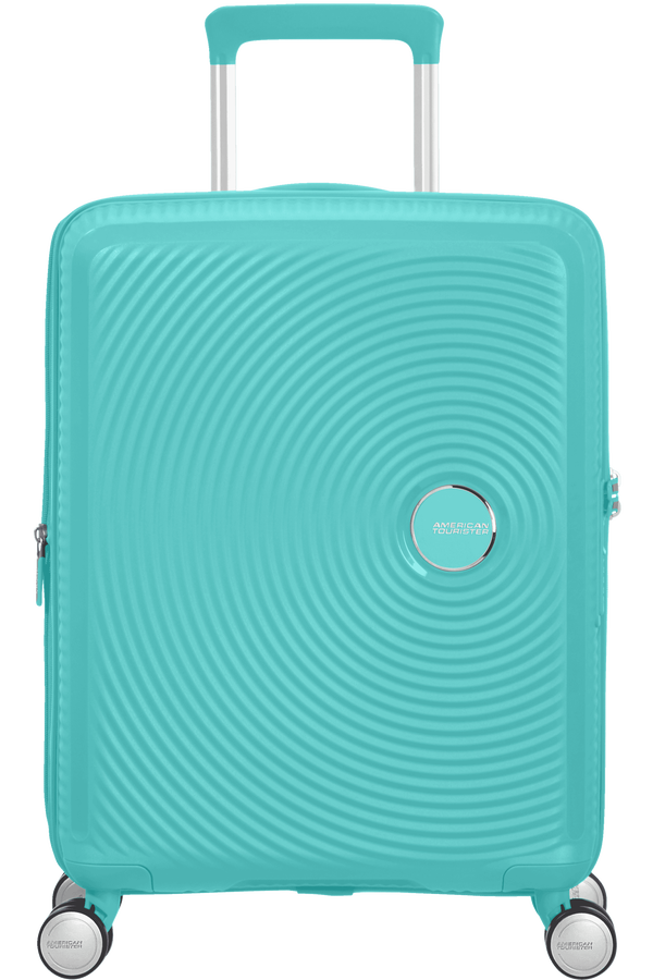 American Tourister Soundbox Spinner TSA Expandable 55cm  Poolside Blue