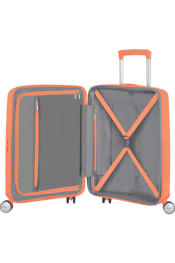 American Tourister Soundbox Spinner TSA Expandable 55cm  Cantaloupe American Tourister Soundbox Spinner TSA Expandable 55cm  Cantaloupe