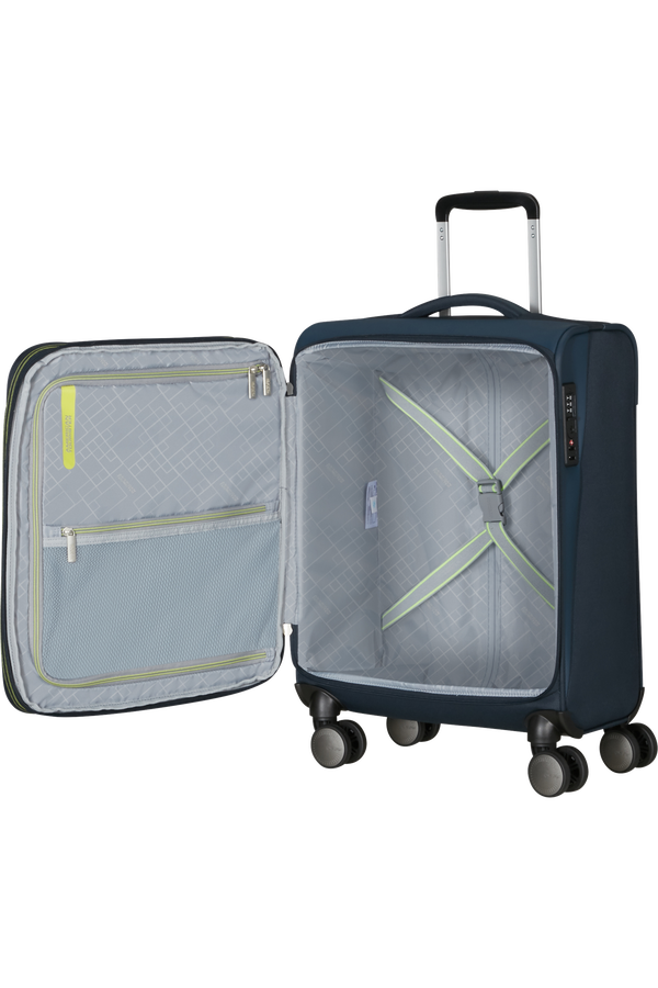 American Tourister Wanderlite Spinner EXP TSA S  Dark Navy