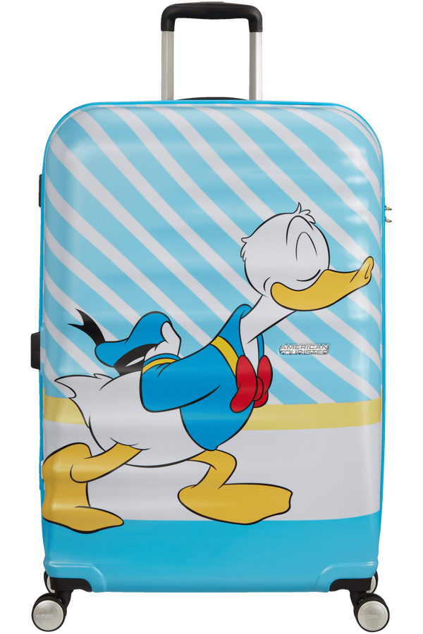 American Tourister Wavebreaker Disney Spinner 77cm  Donald Blue Kiss