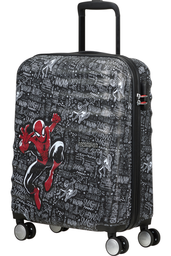 American Tourister Wavebreaker Disney Spinner 55cm  Spiderman Sketch