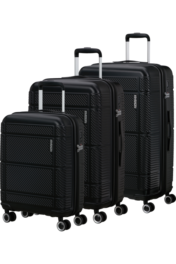 American Tourister Speedplay 3 PC Set A  Black