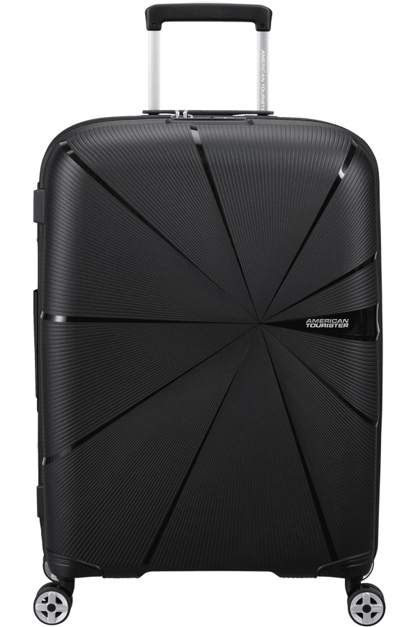 American Tourister Starvibe Spinner Expandable TSA 67cm  Black